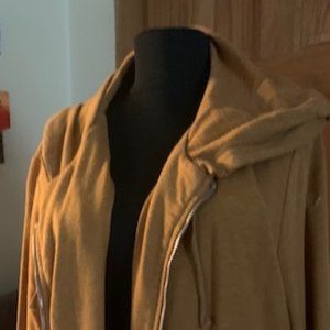 LOGO - Light Weight Hoodie, Plus Size, Autumn Gold Color, 2x